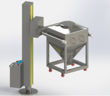 HDT Series Post  Hopper Mixer(  Post Bin Blender)