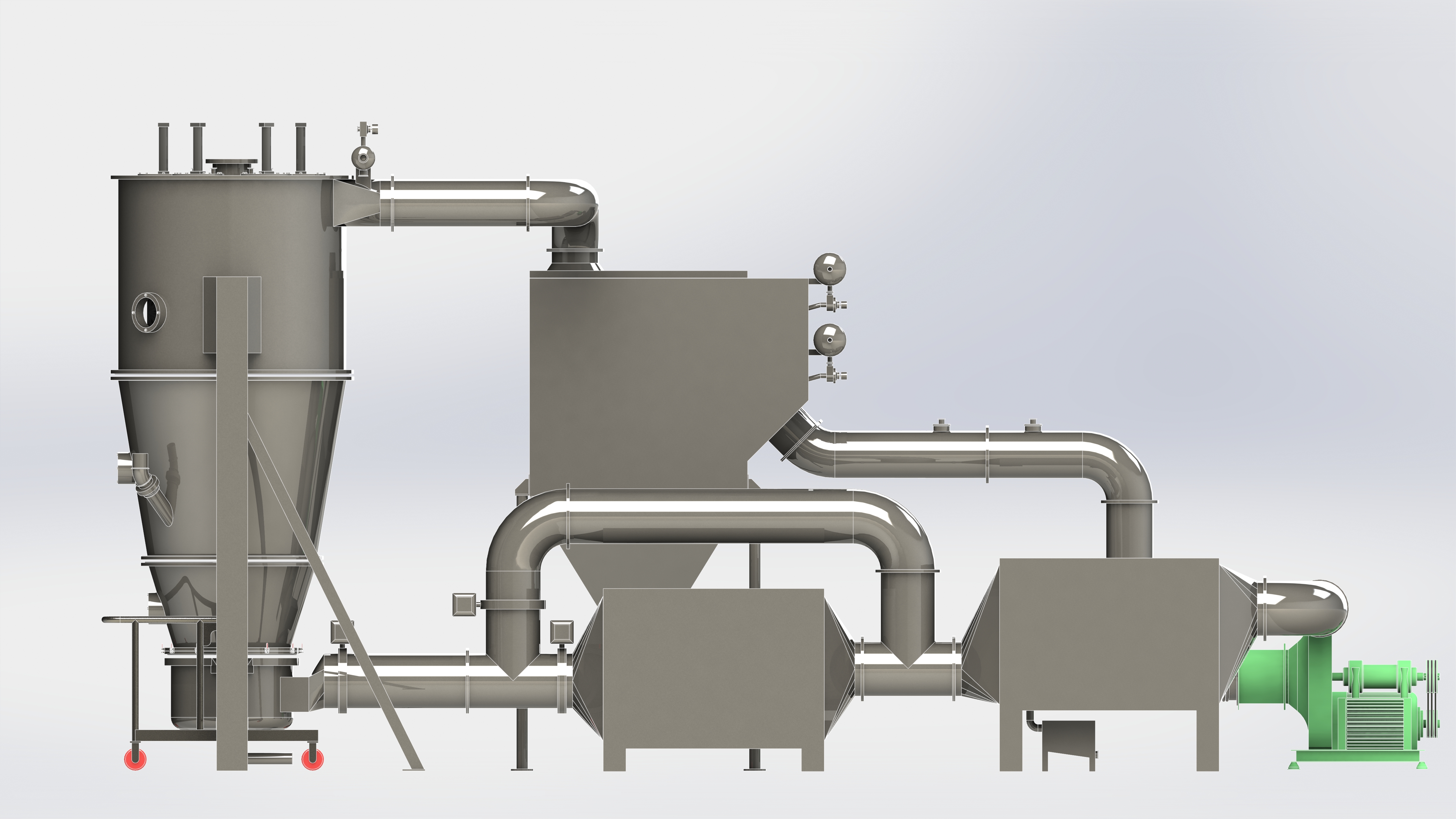 FGBX series  Sealed -Circuit Circulation Fluidizing Dryer